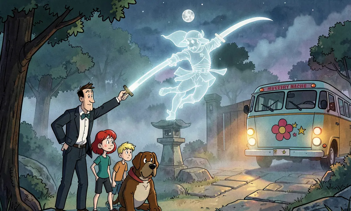 The Ghost of the and the and the Samurai Sword