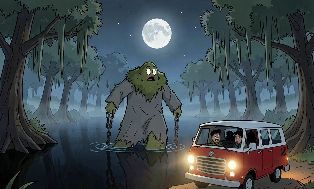 The Ghost of the Spooky Swamp